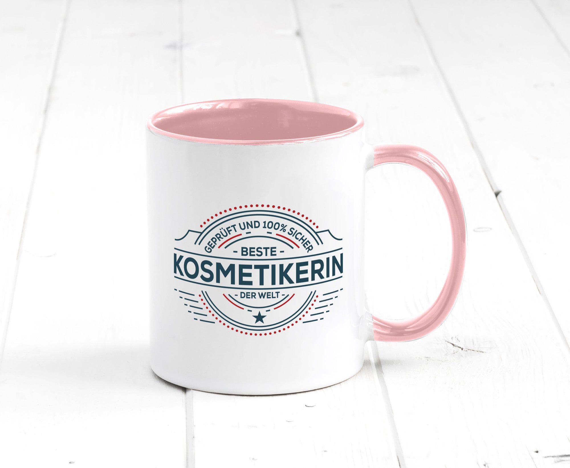 Geprüft und sicher: Kosmetikerin | Kosmetik Stylistin lustig Humor Geschenkidee