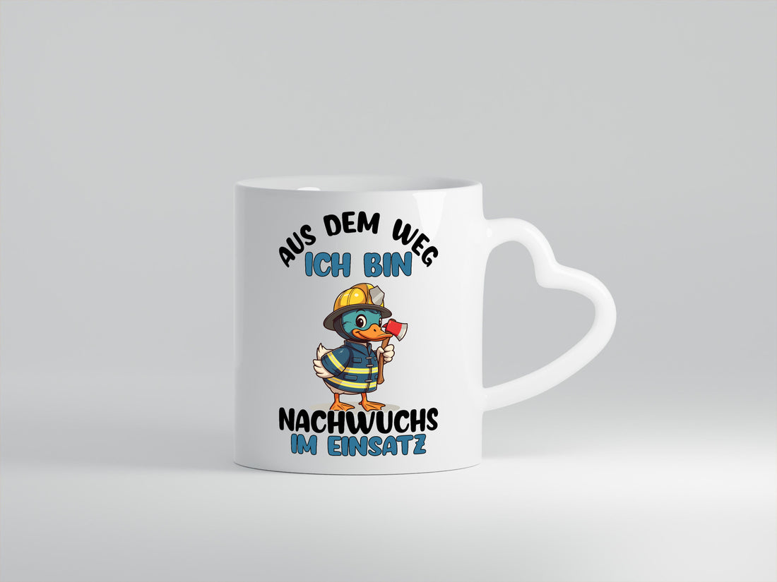 THW nachwuchs | Technische Hilfe Hilfswerk aus dem weg Geschenkidee Humor Tasse