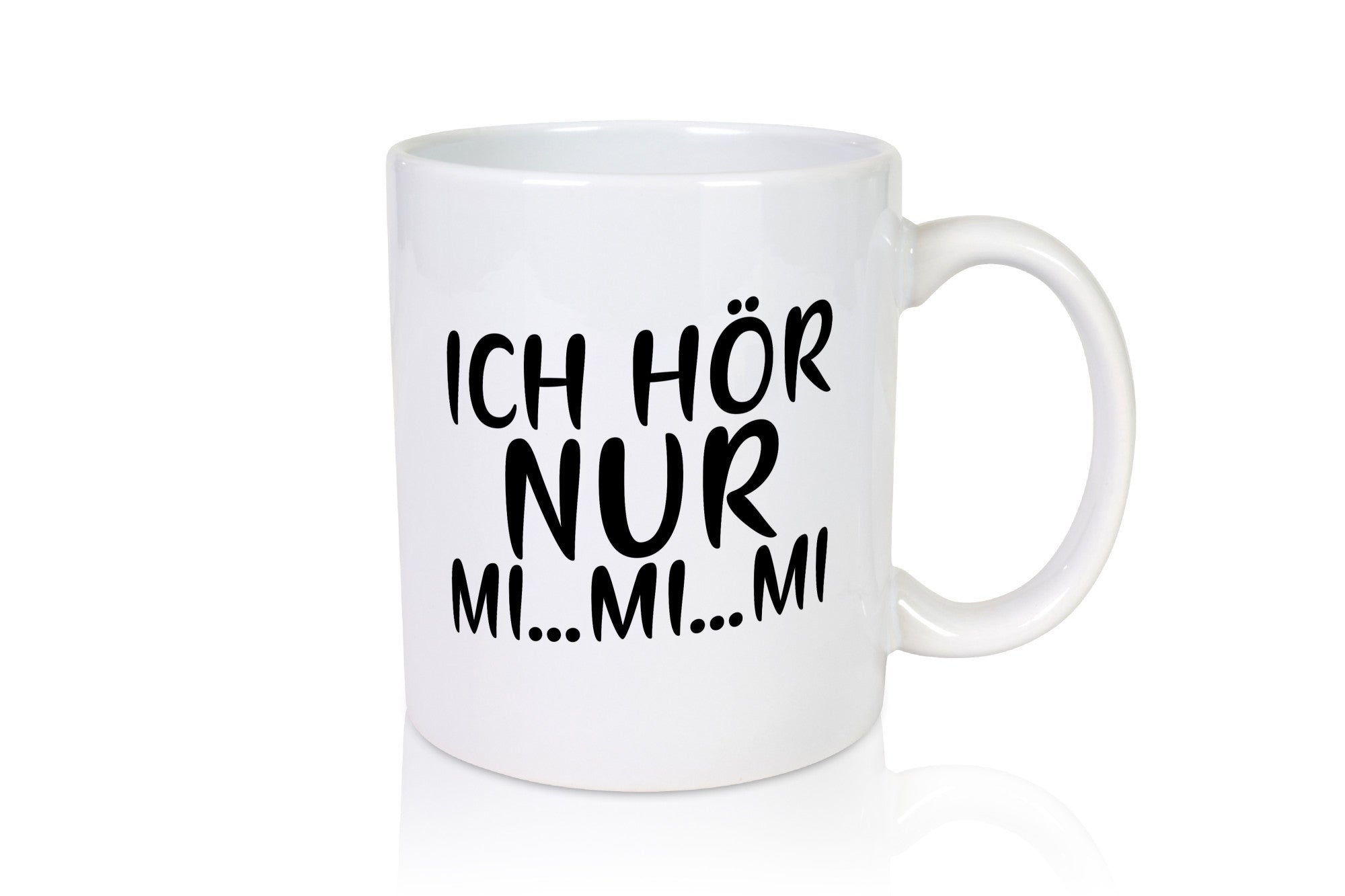 Ich hör nur Mi | Jammern Büro Kollegen Spruch Geschenkidee Arbeit Humor Tasse
