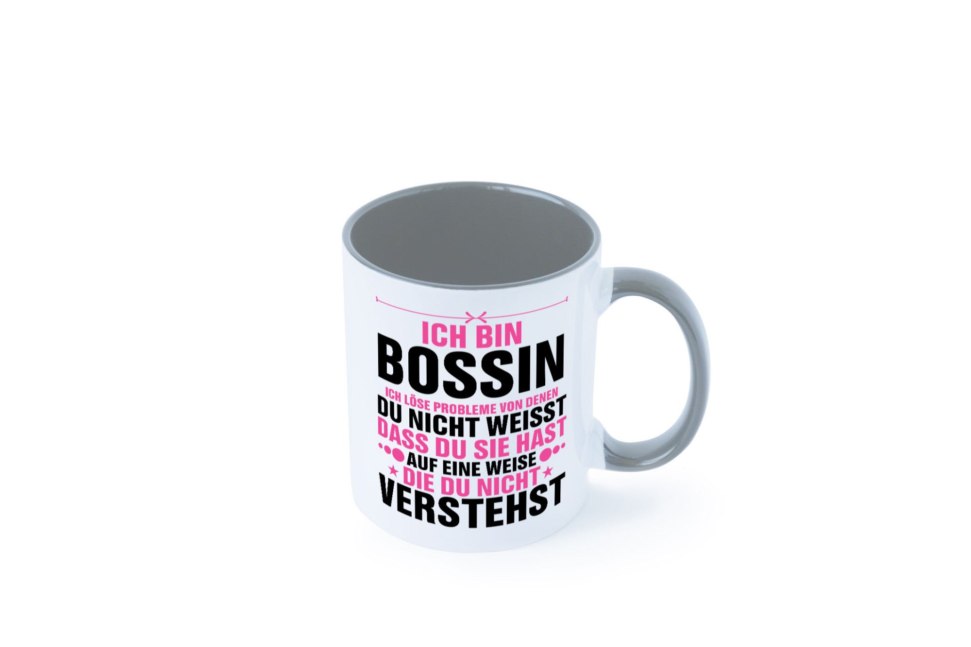 Löse Probleme: Bossin | Führungskraft Vorgesetzte lustig Humor Geschenkidee
