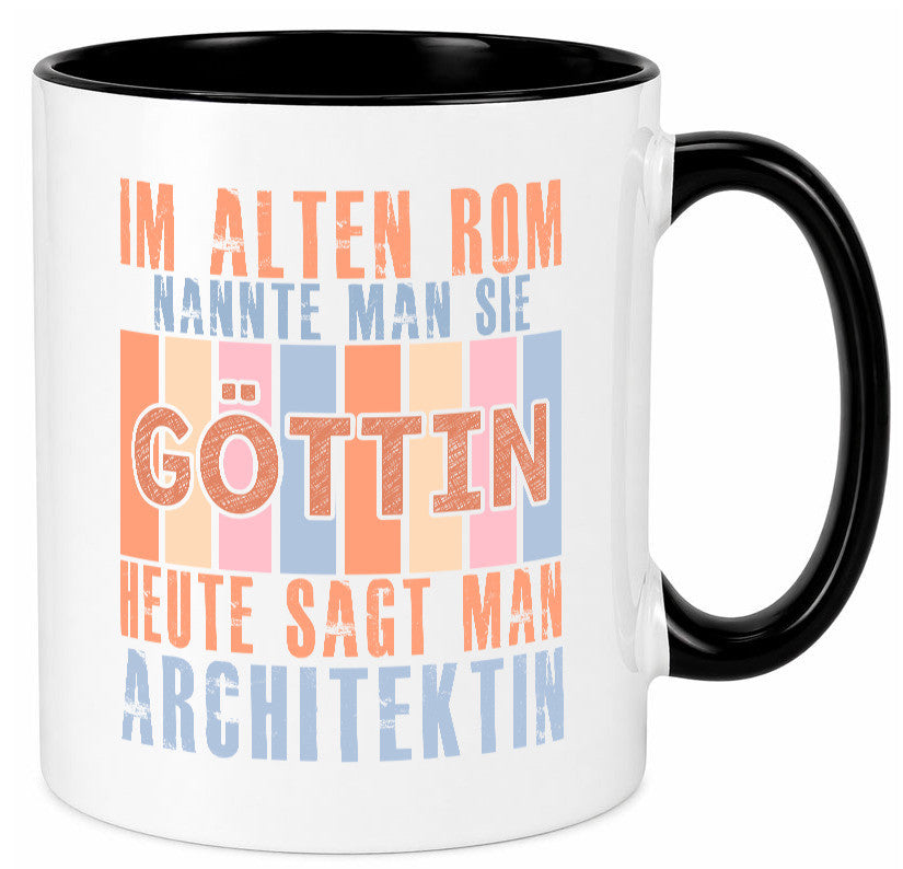 Heute sagt man: Architektin | Architektur Büro lustiger Spruch Geschenk Arbeit Tasse