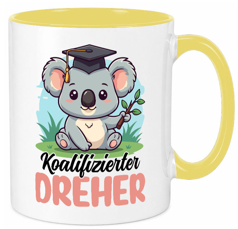 Koalifizierter Dreher | Fräser v2 Geschenk Humor Geschenkidee lustiger Spruch Tasse