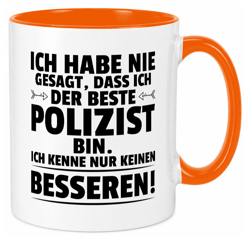 Der Beste Polizist | Polizei Humor Geschenkidee Tasse