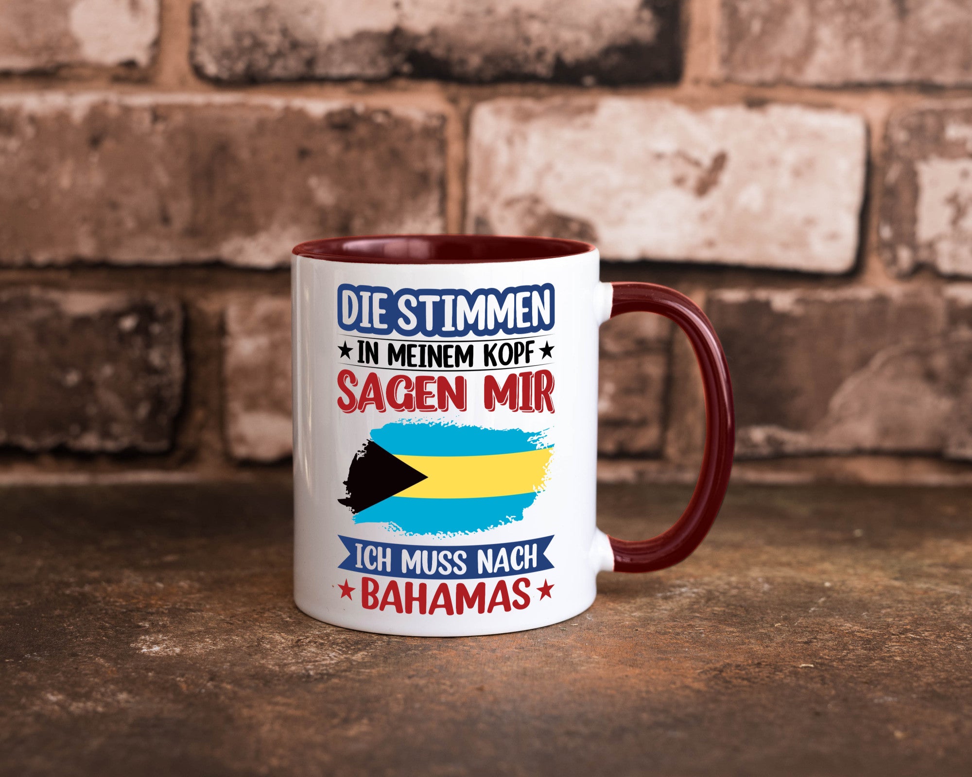 Bahamas | Urlaub Stimmen in meinem Kopf Traumland Geschenk Humor Geschenkidee
