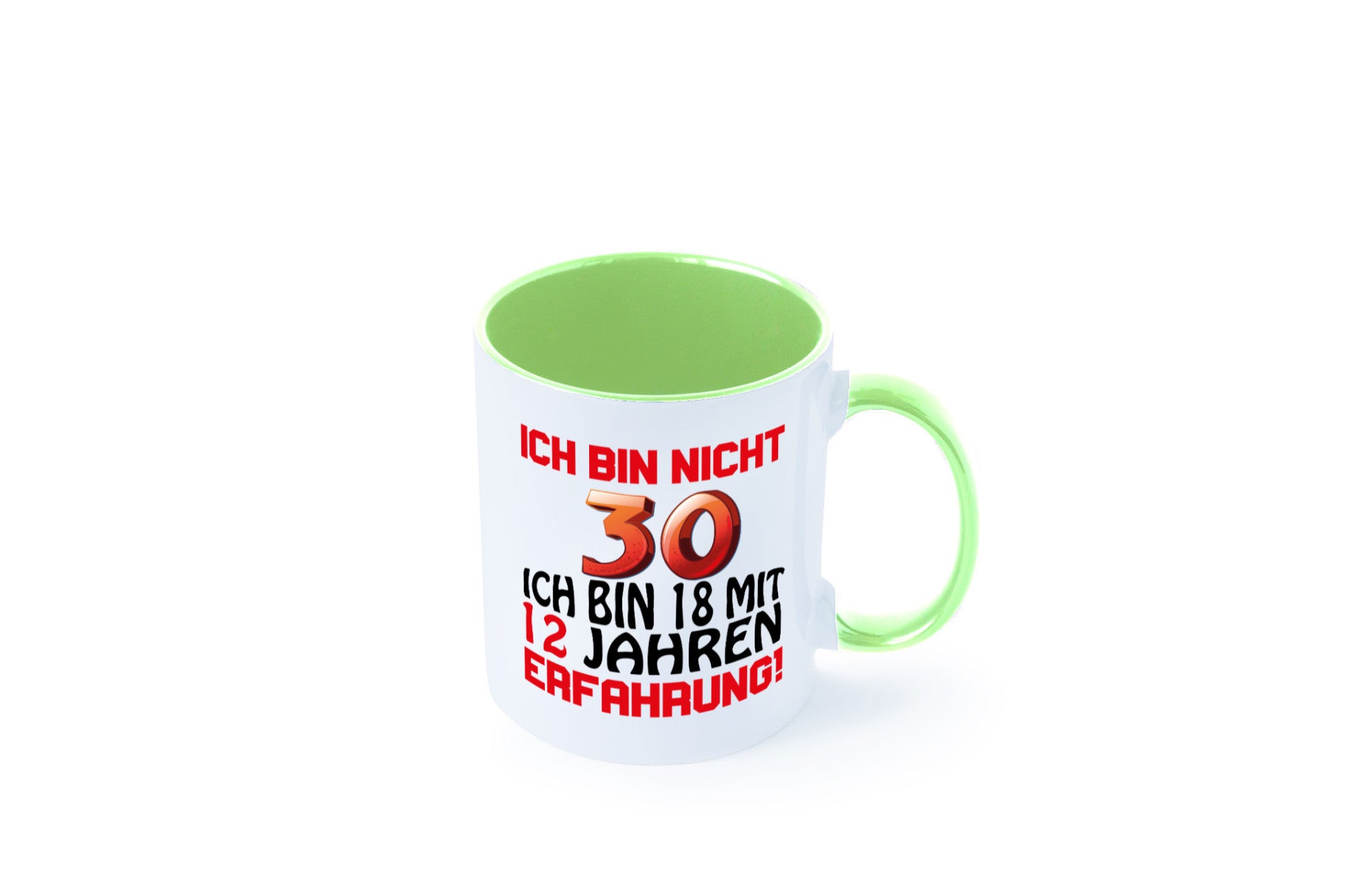 Ich bin nicht 30. lustiger Spruch Geschenk Humor Geschenkidee Tasse