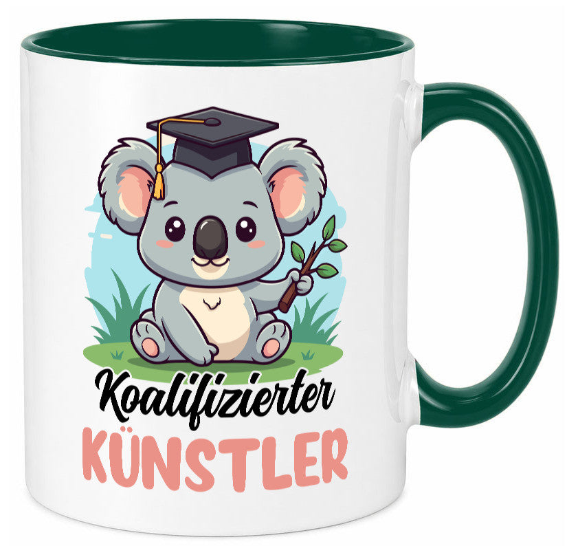 Koalifizierter Künstler | Kunst Humor Geschenkidee Tasse