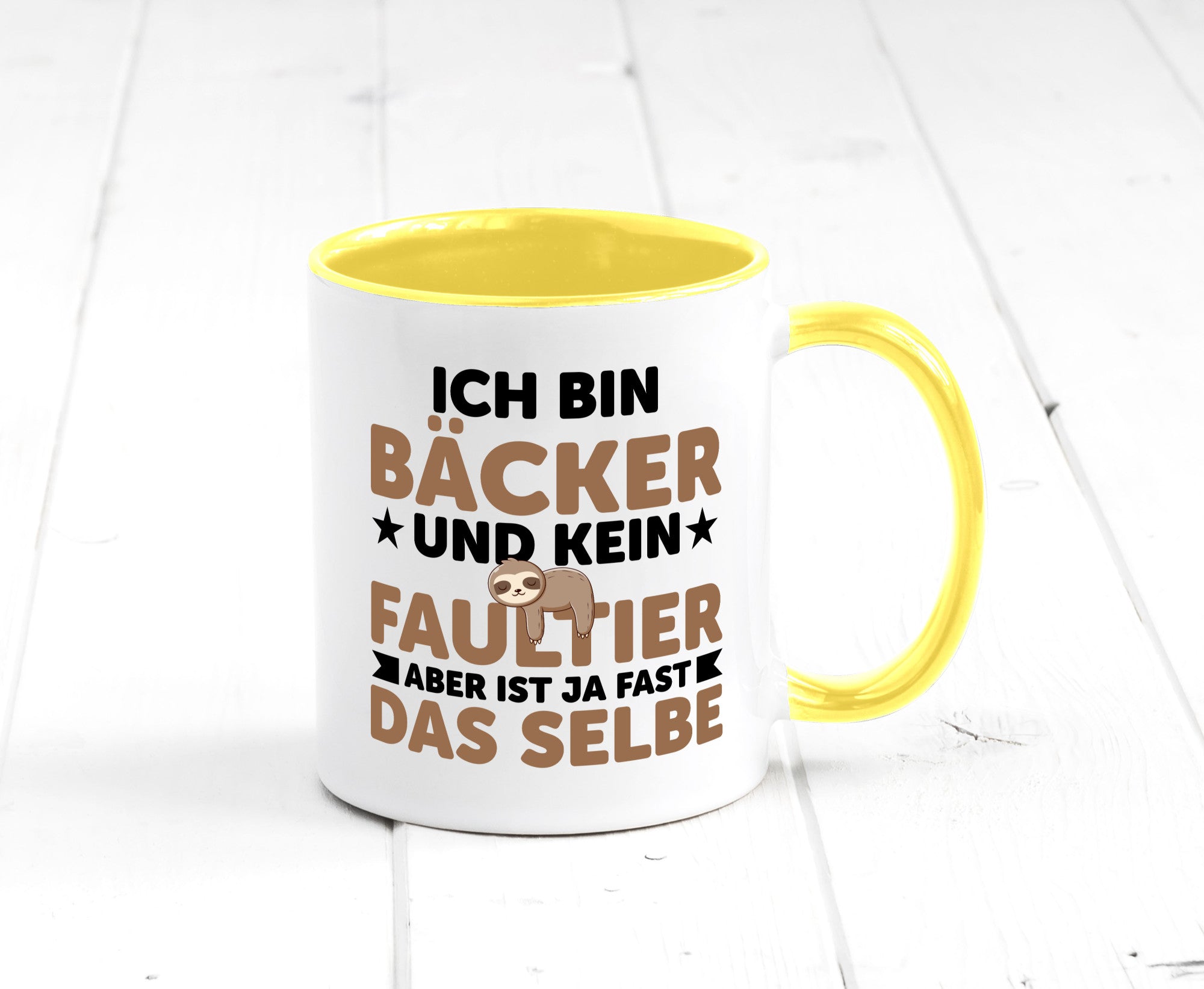 Ich bin kein Faultier: Bäcker | Bäckerei Backen Konditor Humor Tierliebhaber