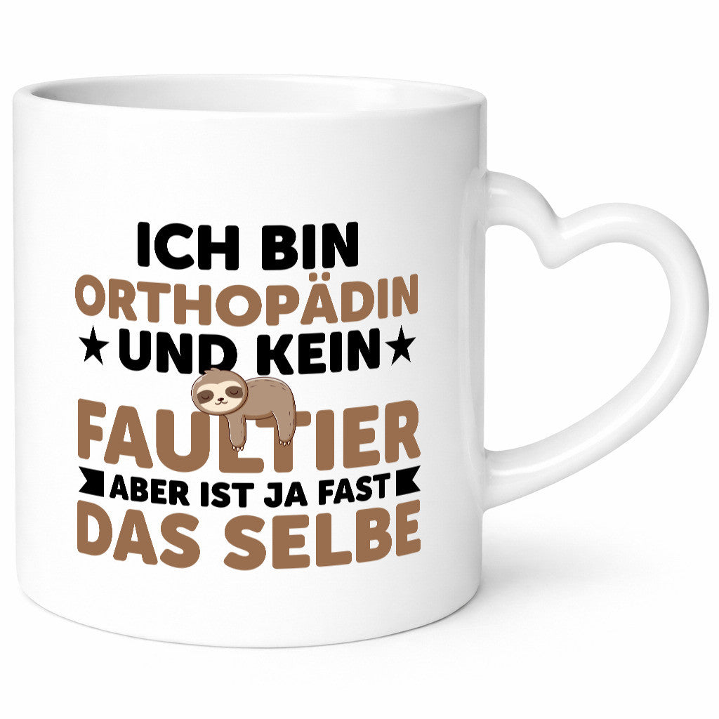 Ich bin kein Faultier: Orthopädin |Orthopädie lustiger Spruch Geschenk