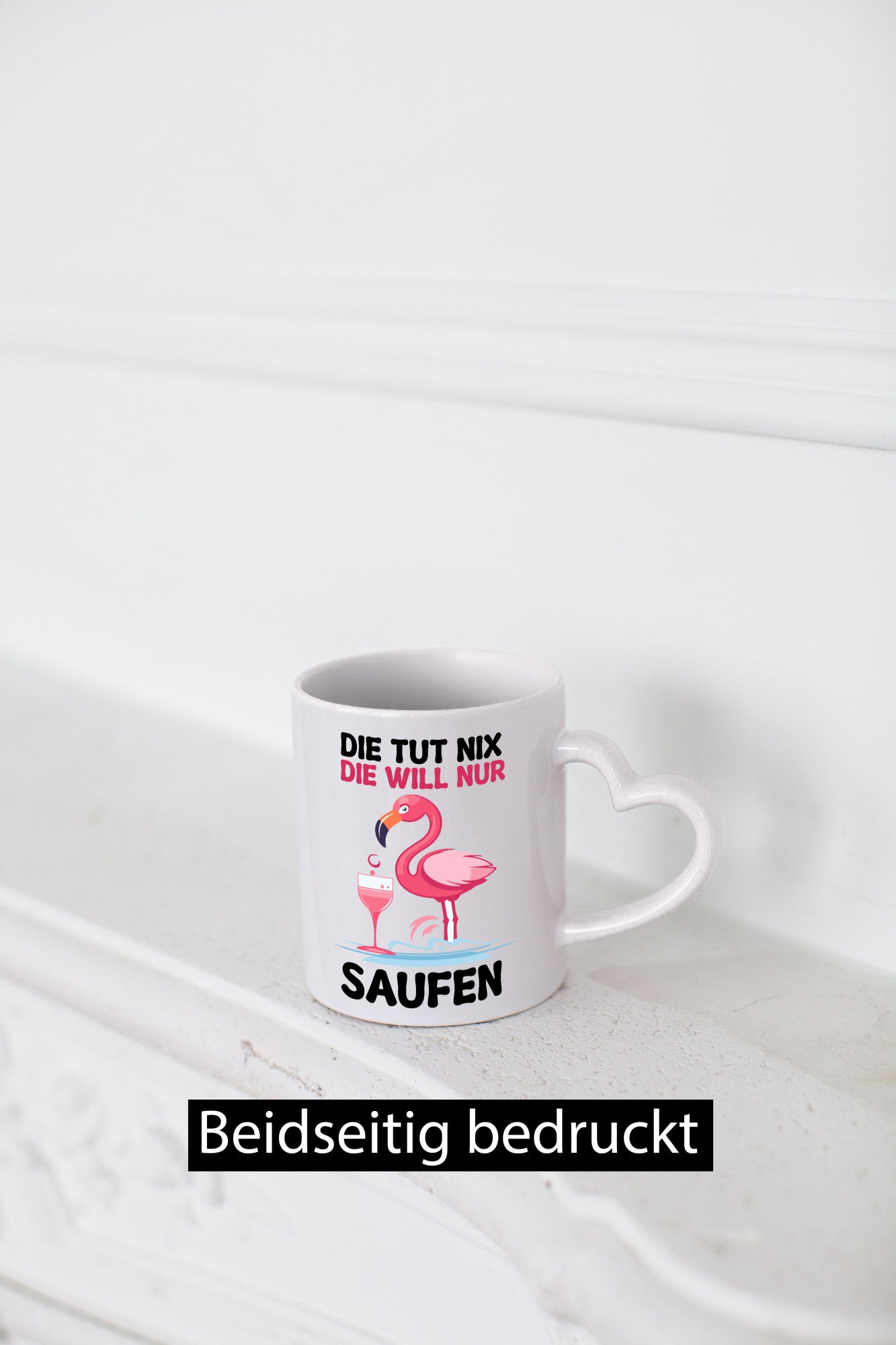 Die tut nix will nur Saufen | Flamingo Alkohol v2 Geschenk Humor Geschenkidee