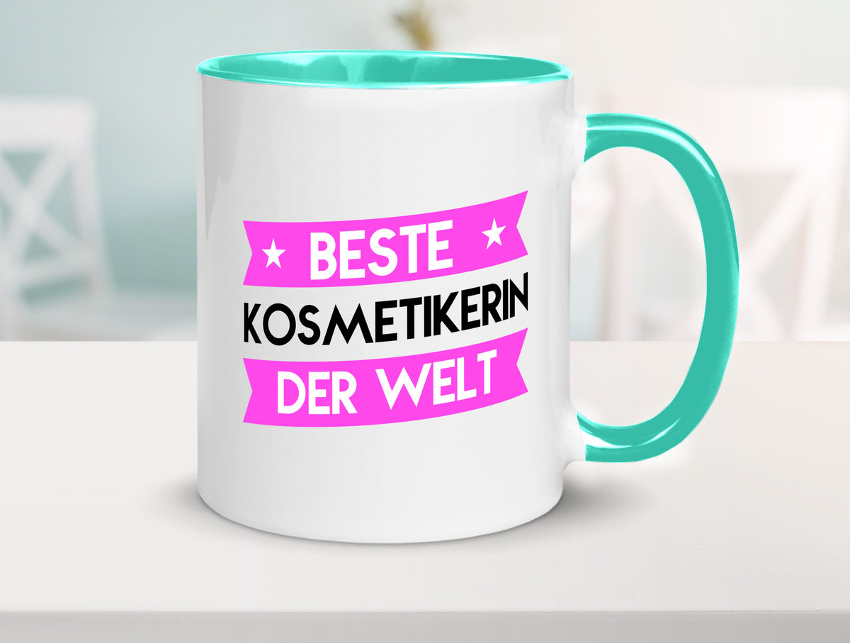 Beste Kosmetikerin | Kosmetik Stylistin Visagistin Geschenkidee Humor Tasse