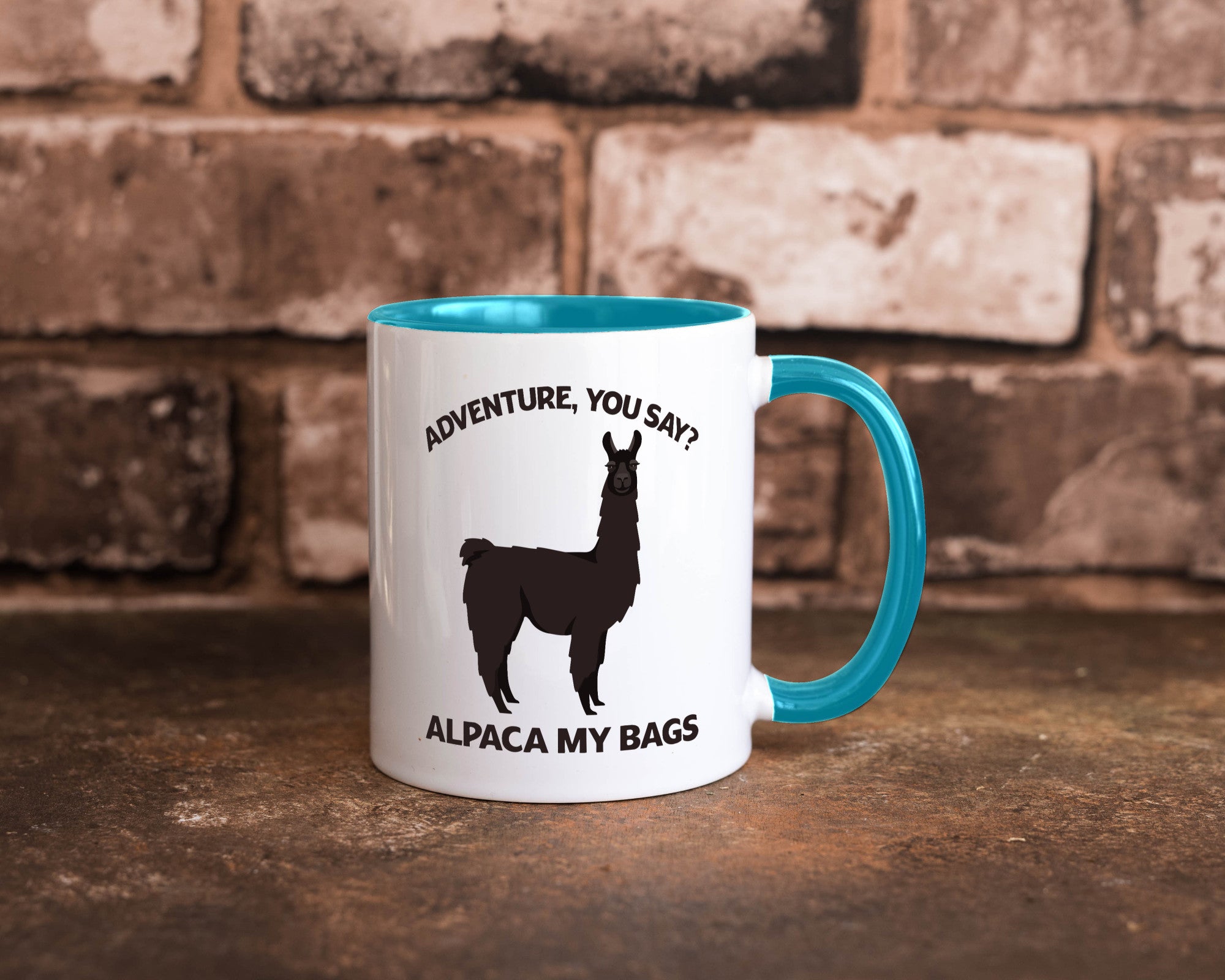 Adventure, Alpaca | Humor Geschenkidee Tasse