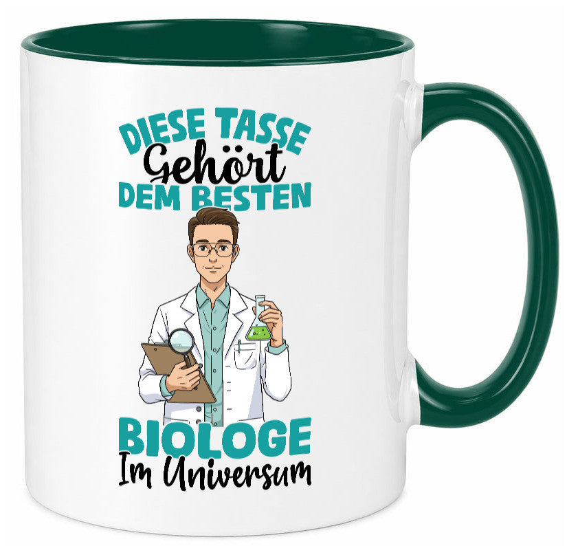 Im Universum: Biologe | Biologie Naturforscher Humor Geschenkidee Tasse