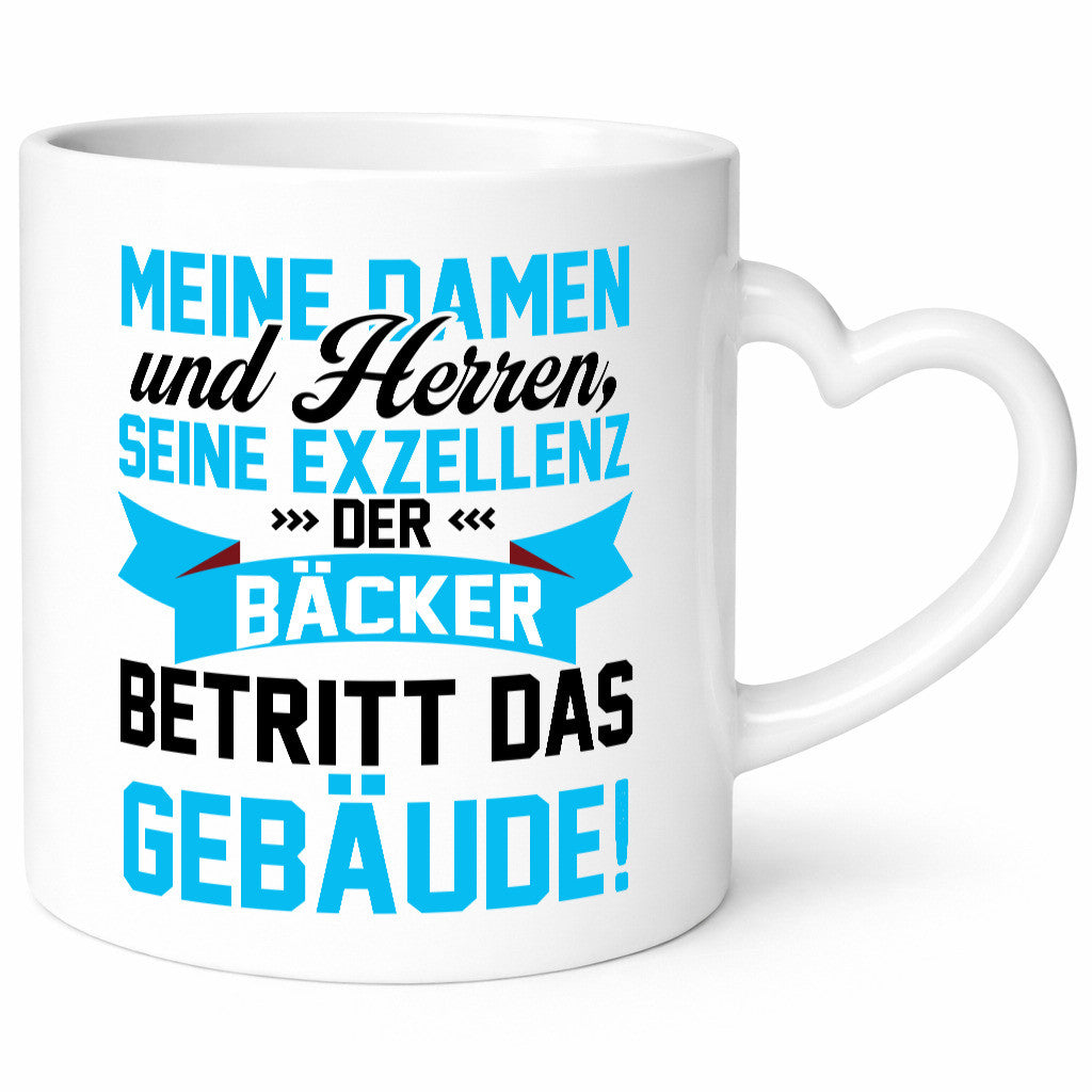 Der Bäcker Betritt den Raum | Meister Geschenkidee Humor Tasse