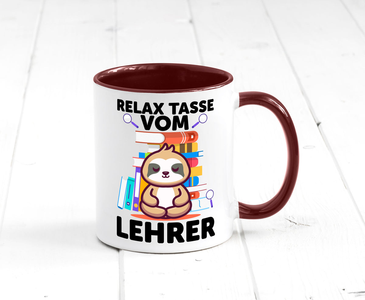 Relax Tasse: Lehrer | Schule Beruf Schüler lustiger Spruch Geschenk Arbeit