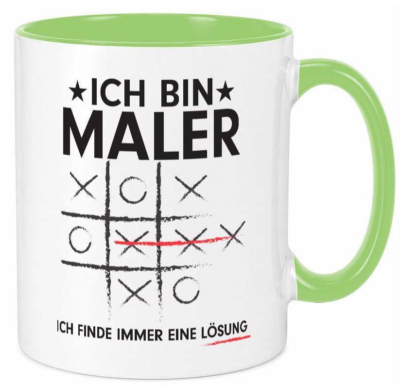 Löse Probleme: Maler | Malerei Geschenkidee Humor Tasse