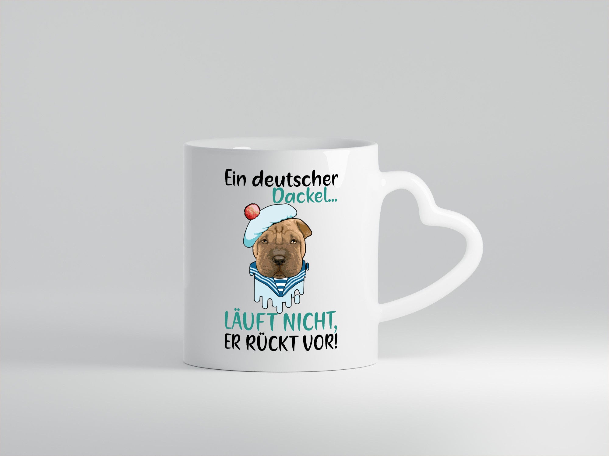 Ein Deutscher Dackel läuft nicht, er rückt vor | lustig Humor Geschenkidee