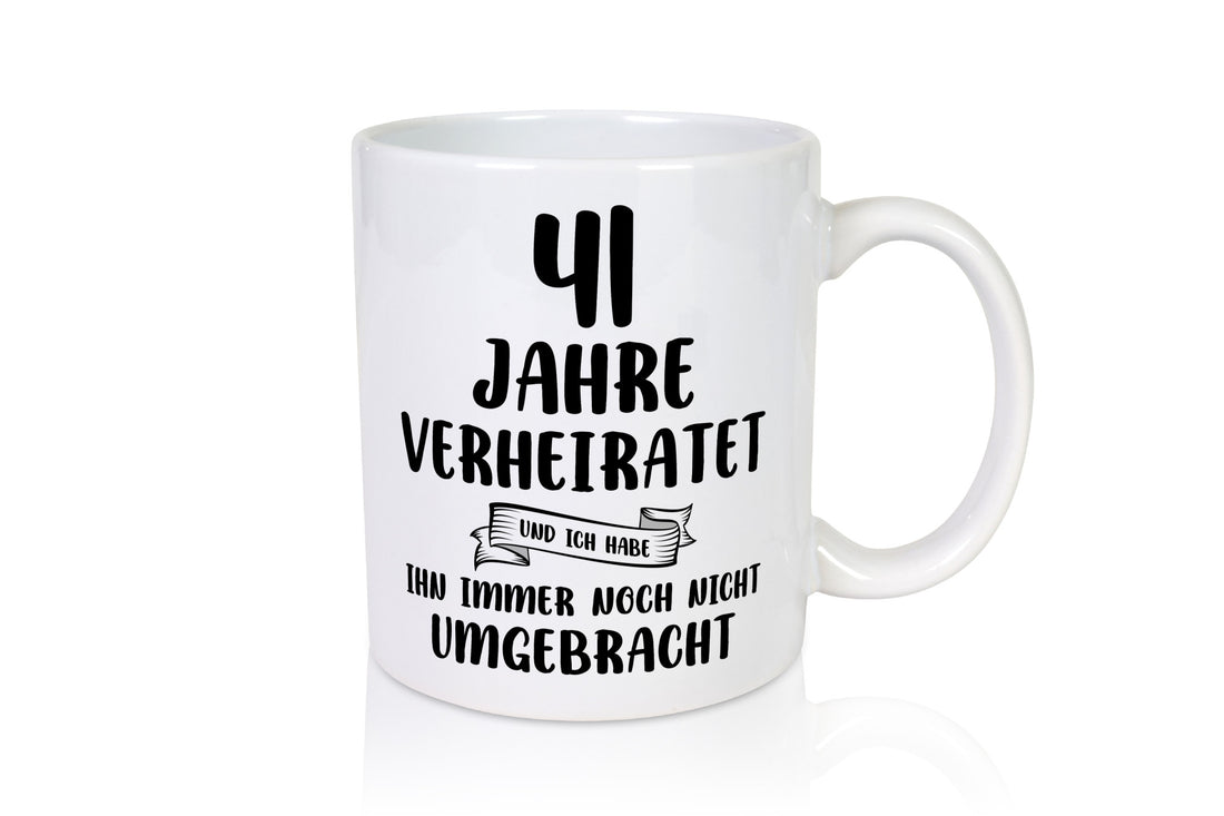 41 Jahre Verheiratet, immer noch am Leben! Geschenk Humor Geschenkidee lustiger