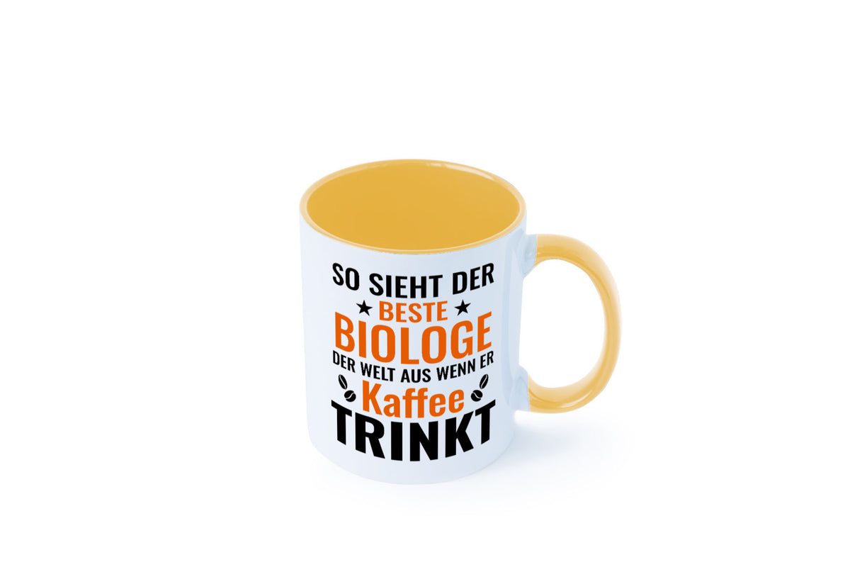 Kaffee trinkt: Biologe | Biologie Naturforscher Geschenk Humor Geschenkidee Tasse