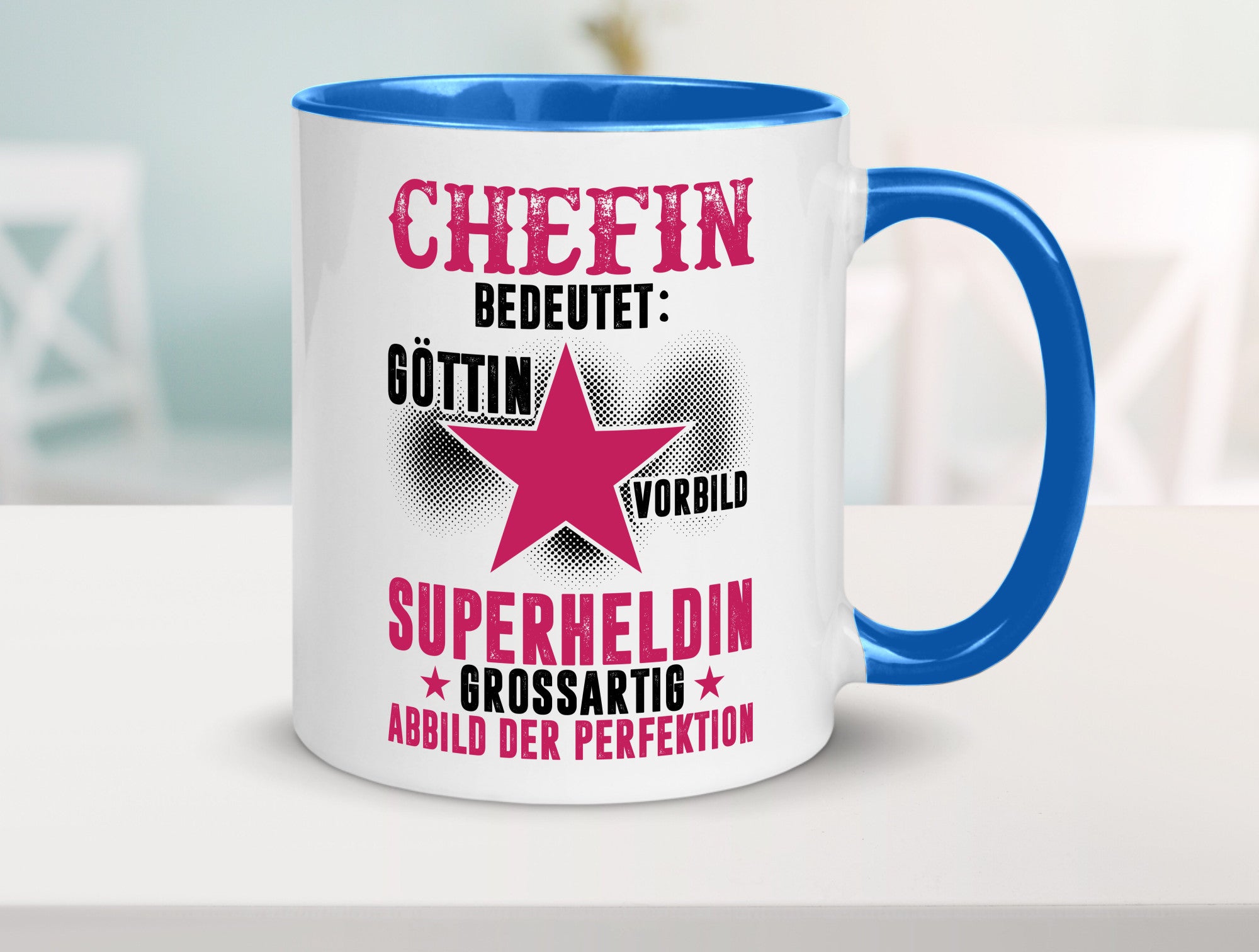 Bedeutung von Chefin | Führungskraft Vorgesetzte Geschenk Arbeit Kollegen Büro