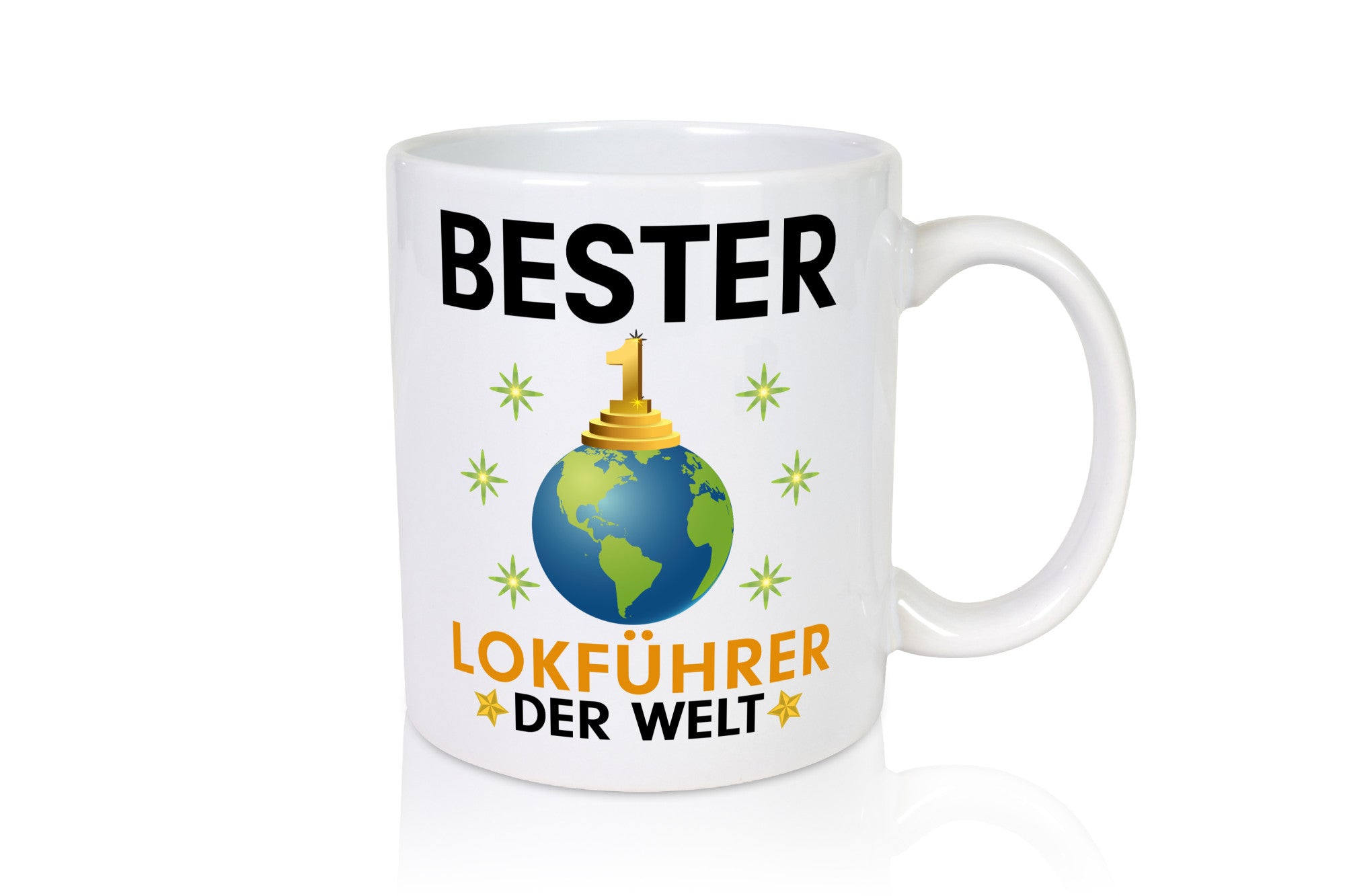 Welt Bester Lokführer | Zug Beruf Humor Arbeit Kollegen Büro Geschenkidee Tasse
