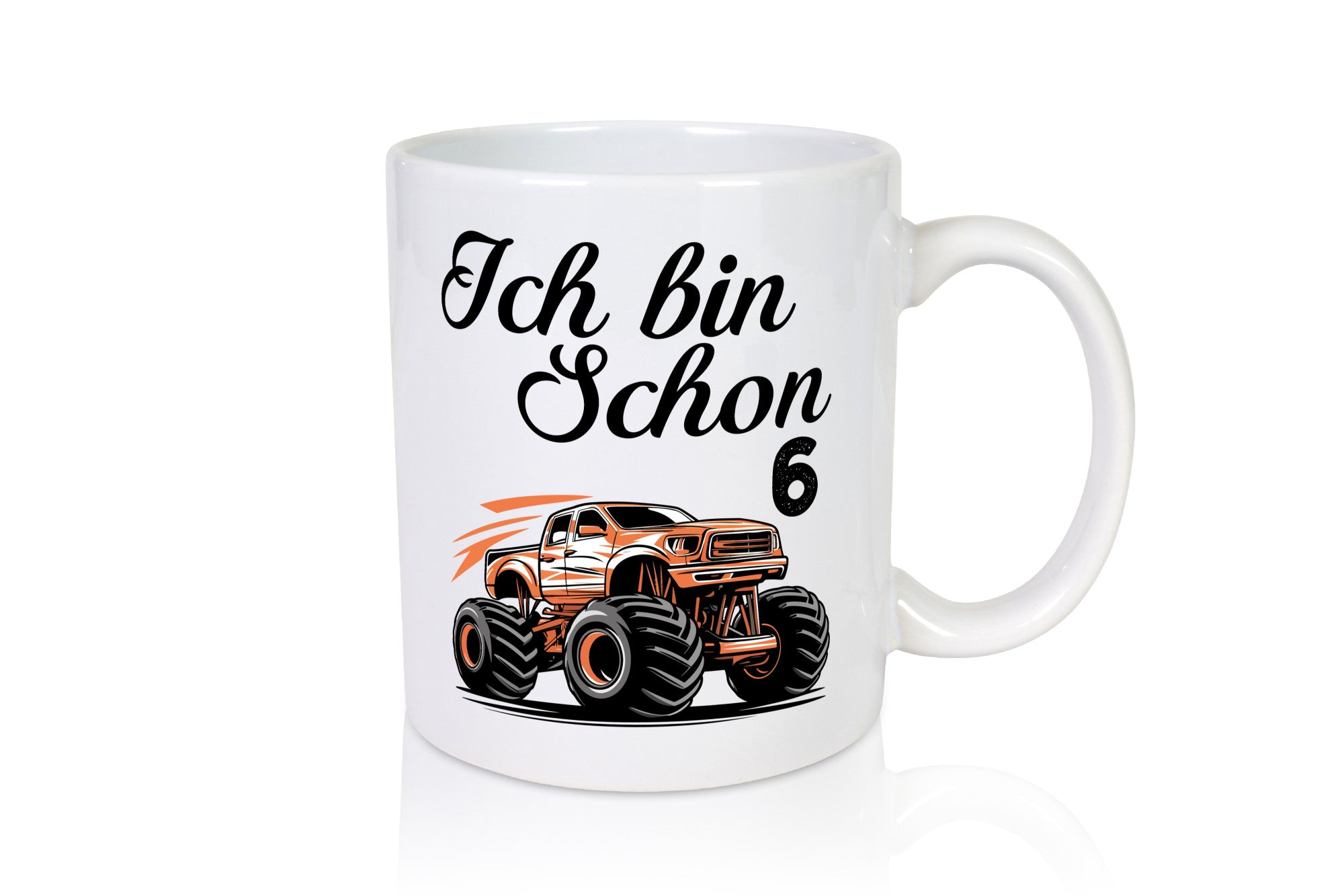 6. Geburtstag | Monster truck 6 Jahre Humor Geschenkidee Tasse