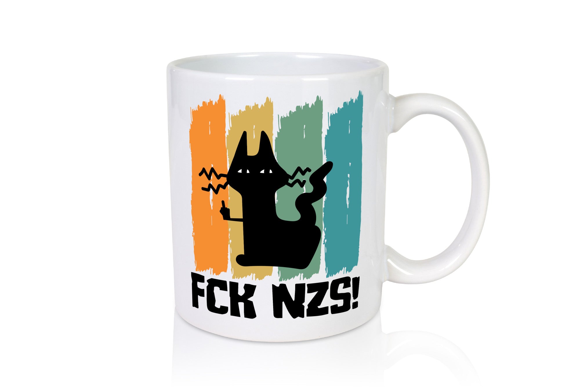FCK NZS! | Katze Geschenkidee Tierliebhaber Humor Tasse