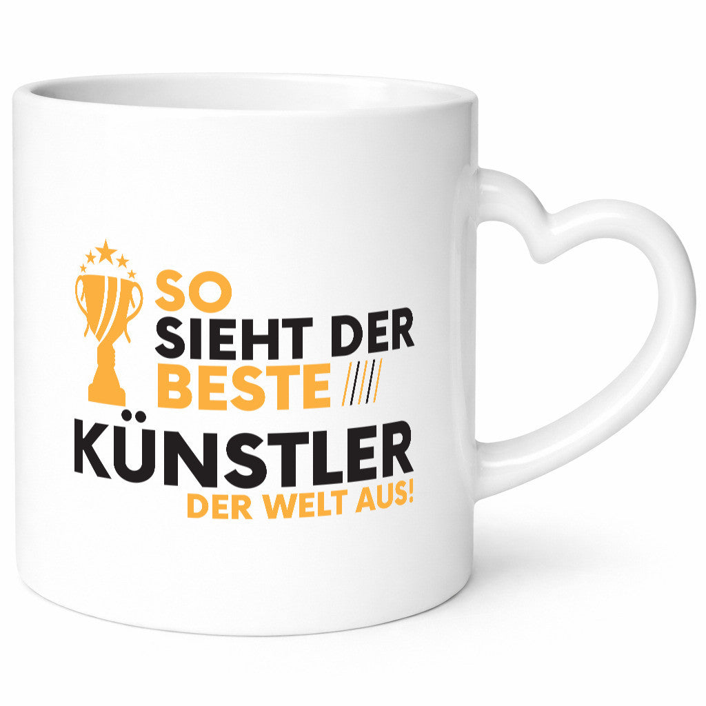 Der Weltbeste Künstler | Spruch lustig Kunst Humor Geschenkidee Geschenk Tasse