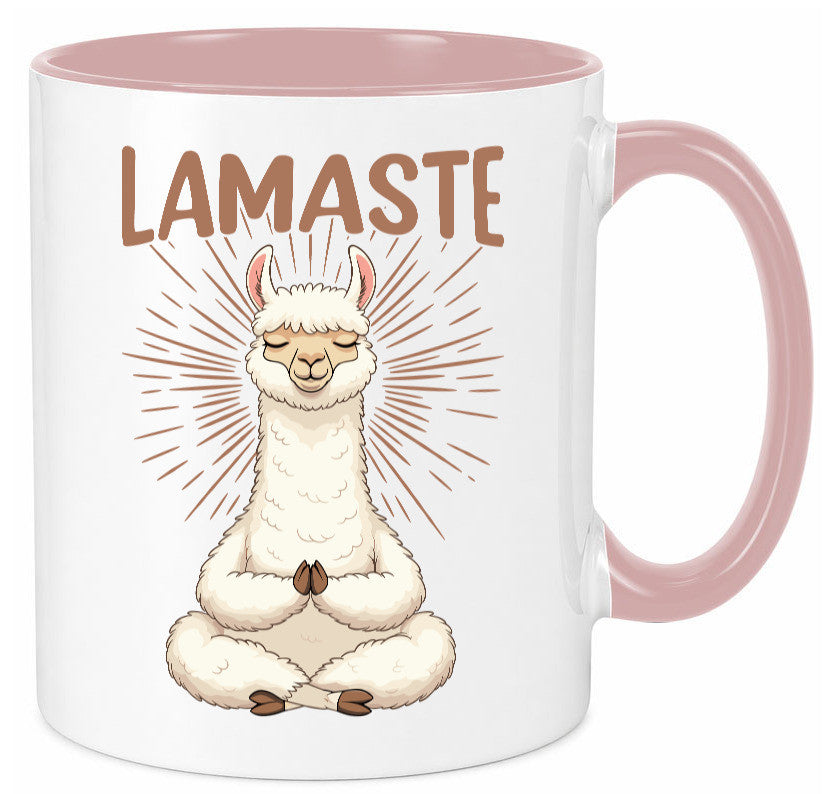 Lamaste | Lama Namaste lustiger Spruch Geschenk Humor Geschenkidee Tasse