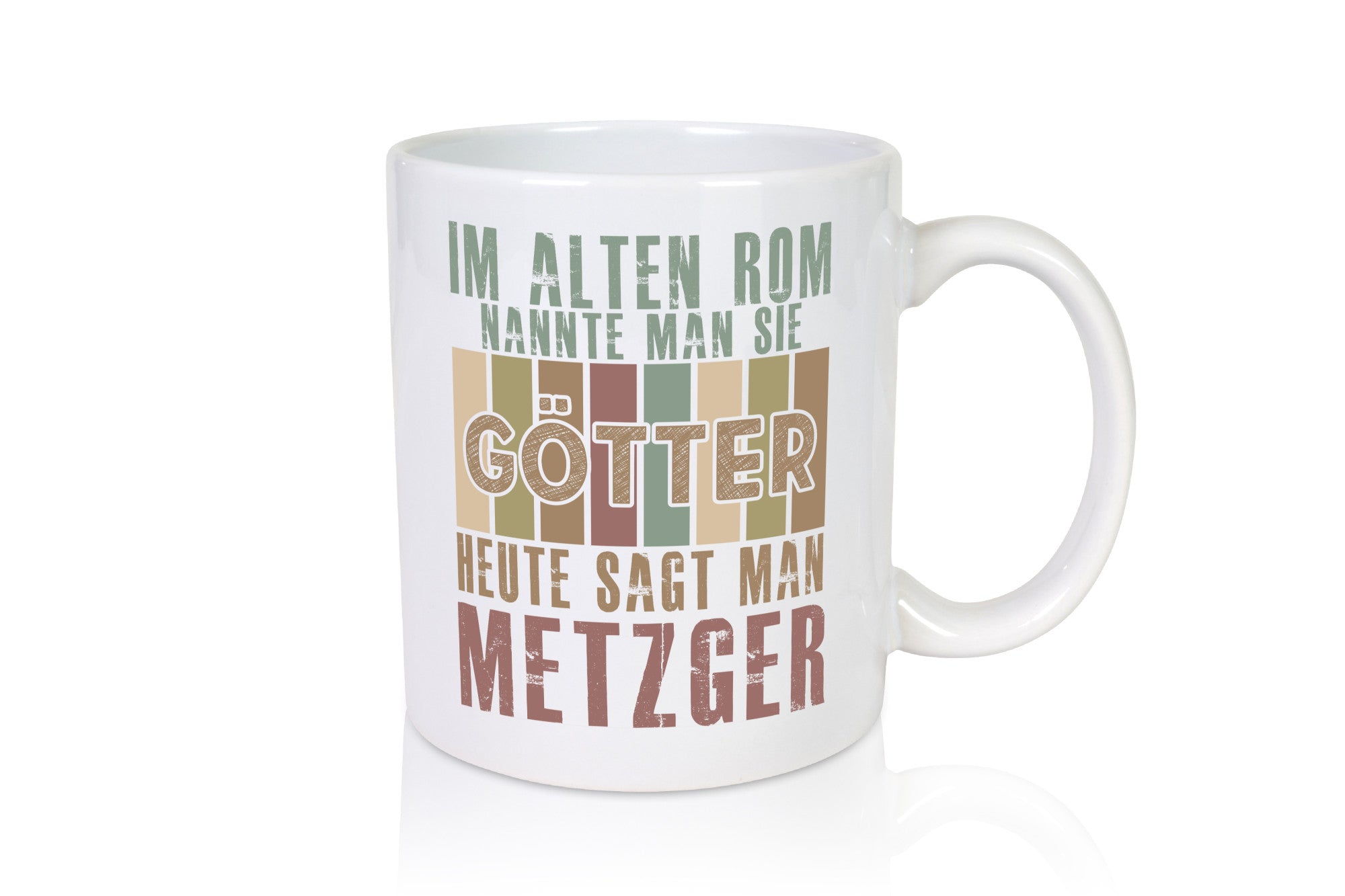 Heute sagt man: Metzger | Fleischer Metzgerei Geschenkidee Humor Tasse