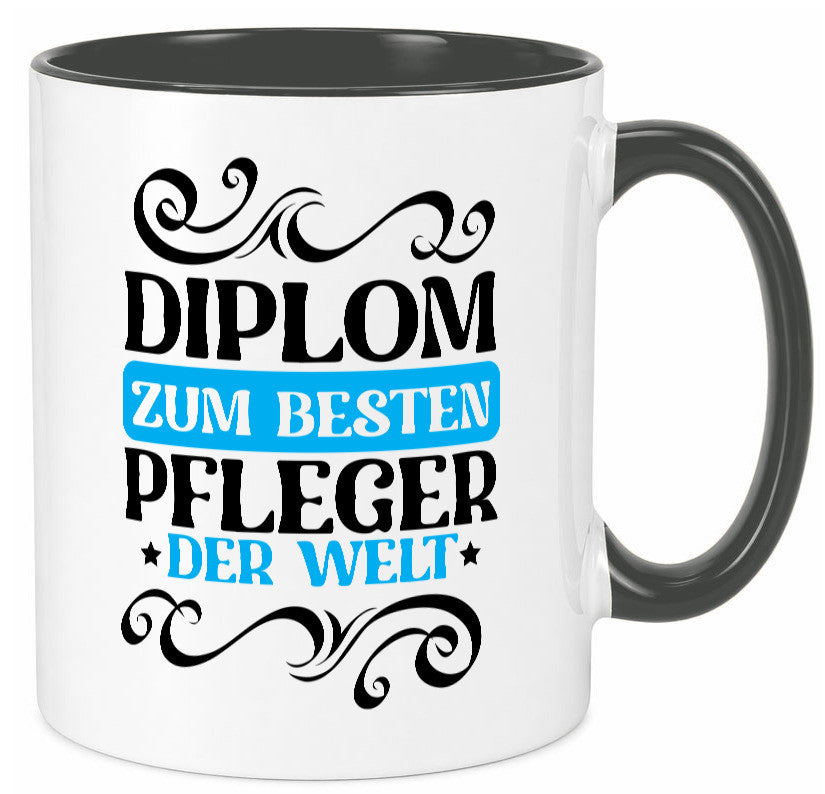 Bester Pfleger der Welt | Altenpfleger Pflegekraft lustig Humor Geschenkidee Tasse