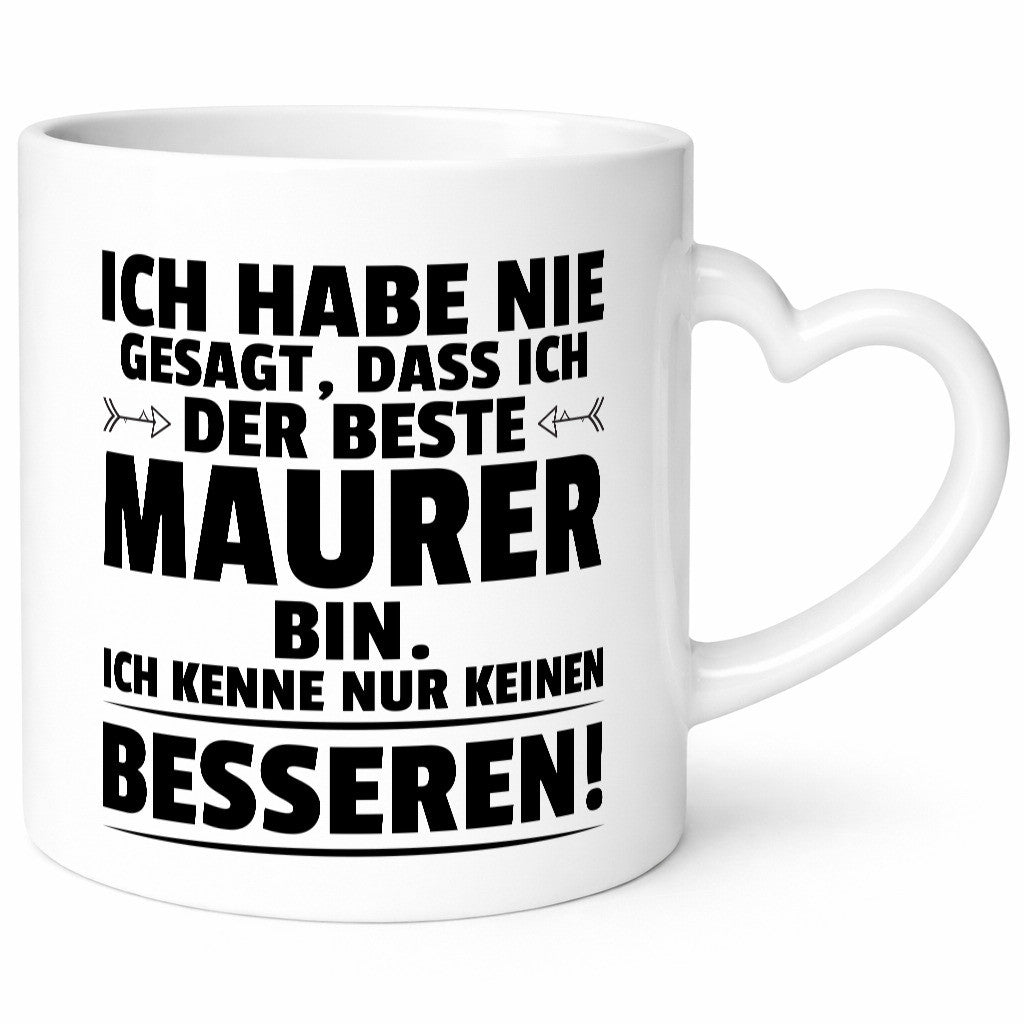 Der Beste Maurer | Bau Handwerker Geschenk Humor Geschenkidee lustiger Spruch