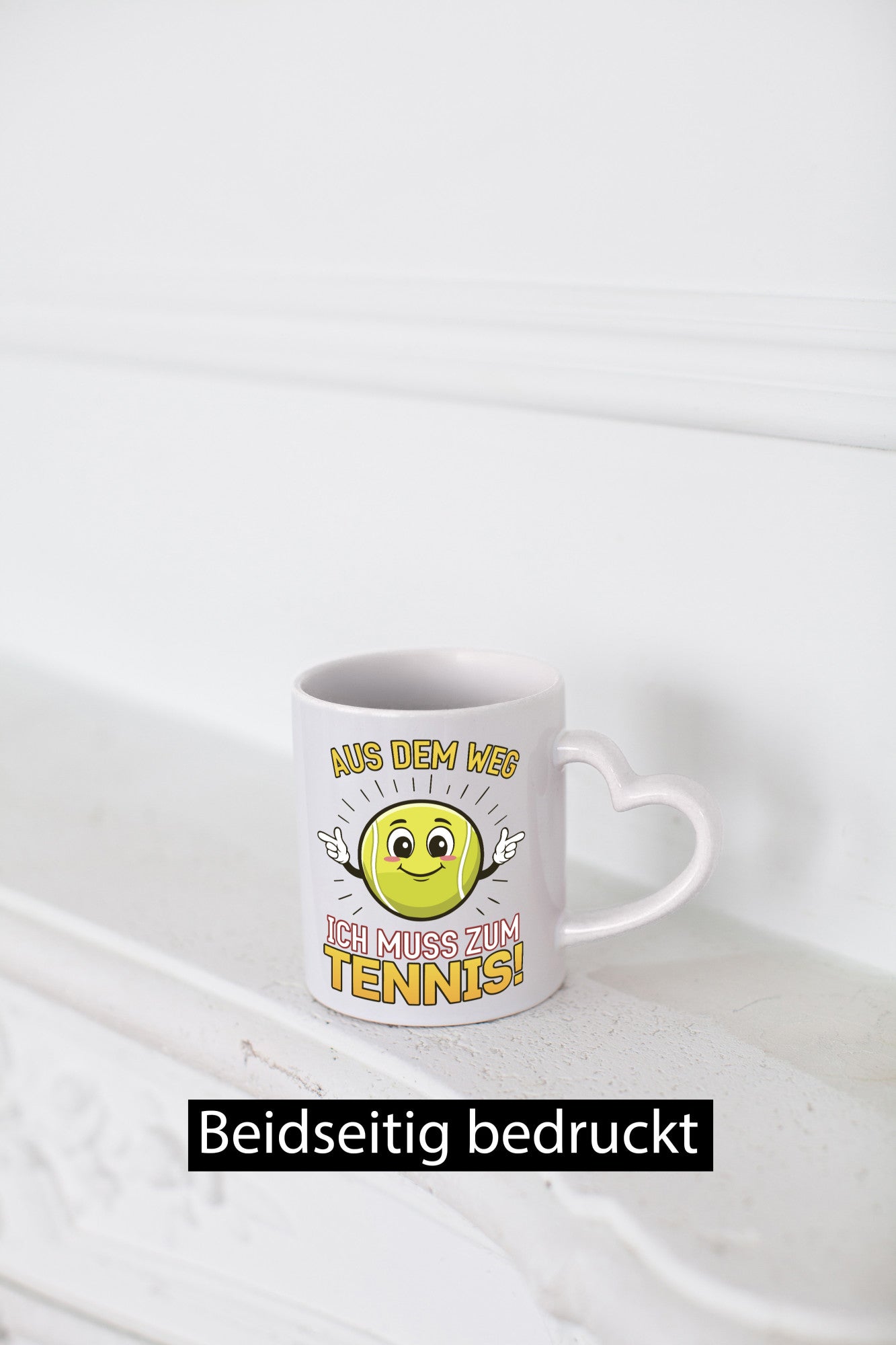 Aus dem weg ich muss zum Tennis | Tennisspieler Humor Geschenkidee Tasse