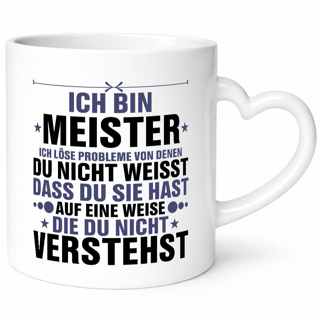 Löse Probleme: Meister | Meisterbrief v2 lustiger Spruch Geschenk Humor