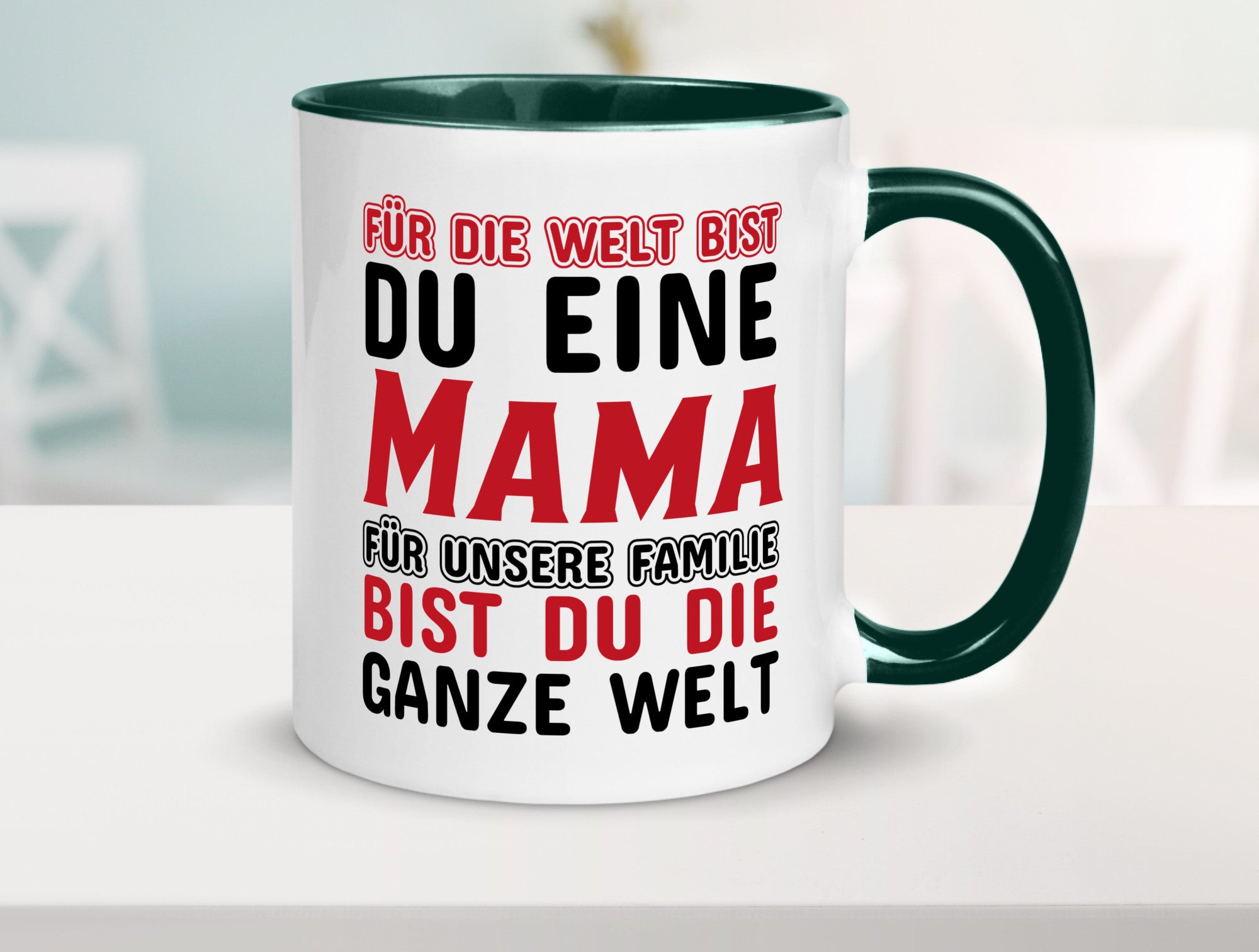 Beste mama der Welt lustiger Spruch Geschenk Familie Geschenkidee Tasse