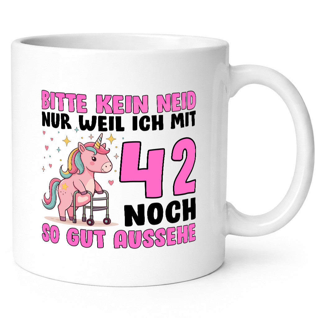 42. Geburtstag | 42 Jahre Mit noch so gut aussehen lustiger Spruch Geschenk