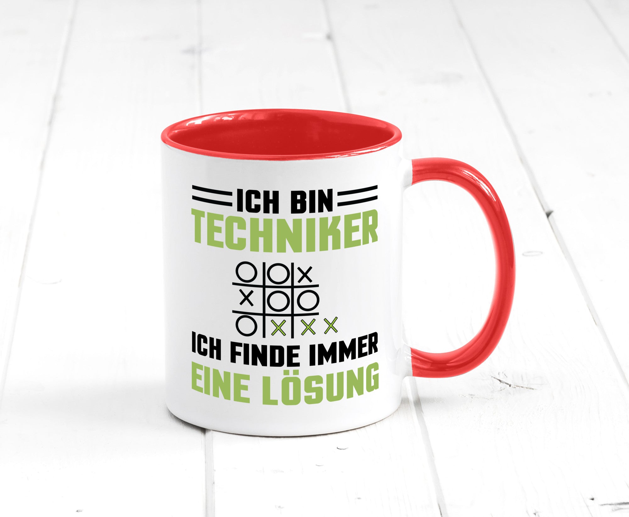 Ich bin Techniker finde immer eine Lösung | lustiger Spruch Geschenk Humor