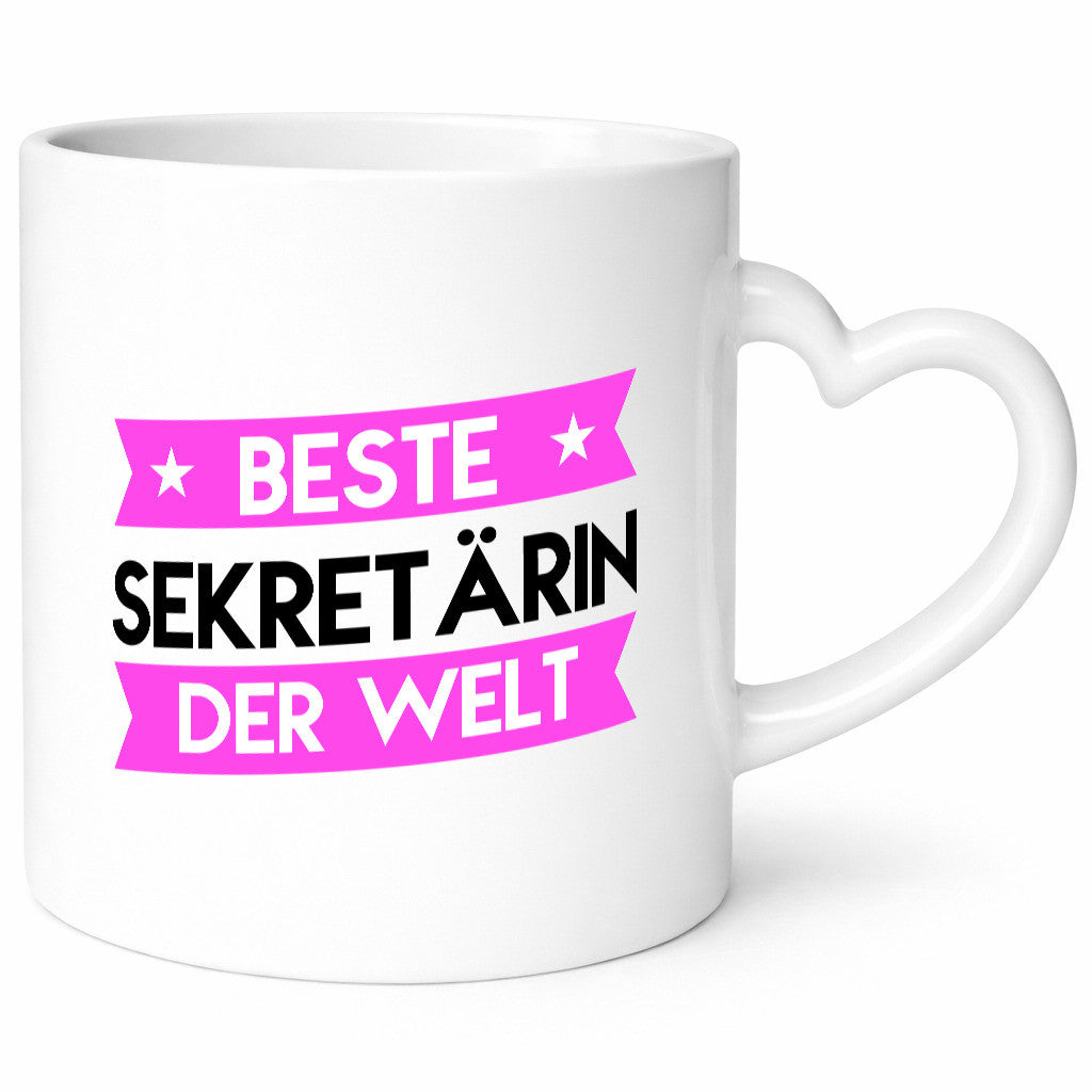 Beste Sekretärin | Büro lustig Arbeit Kollegen Geschenk Tasse