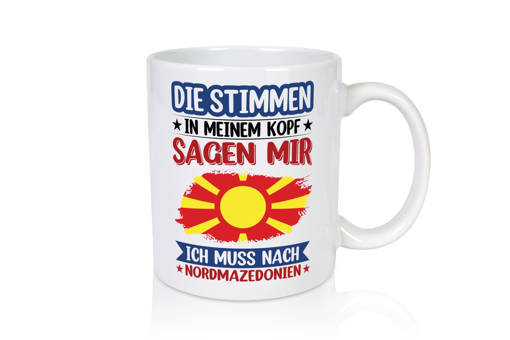 Nordmazedonien | Urlaub Stimmen in meinem Kopf Geschenk Humor Geschenkidee