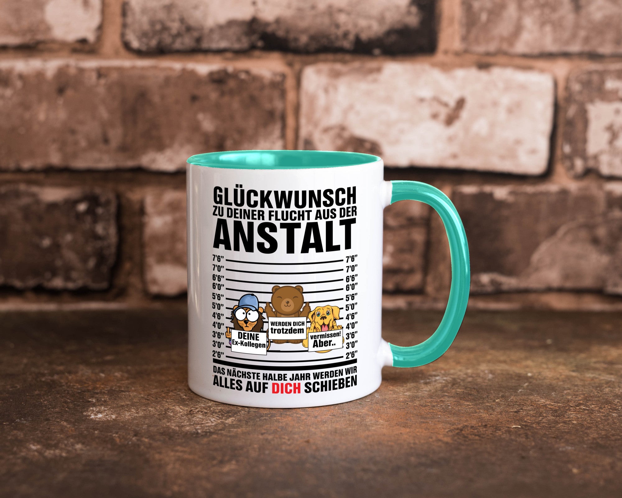 Glückwunsch zur Flucht | Arbeitskollegen Berufswechel Humor Arbeit Kollegen