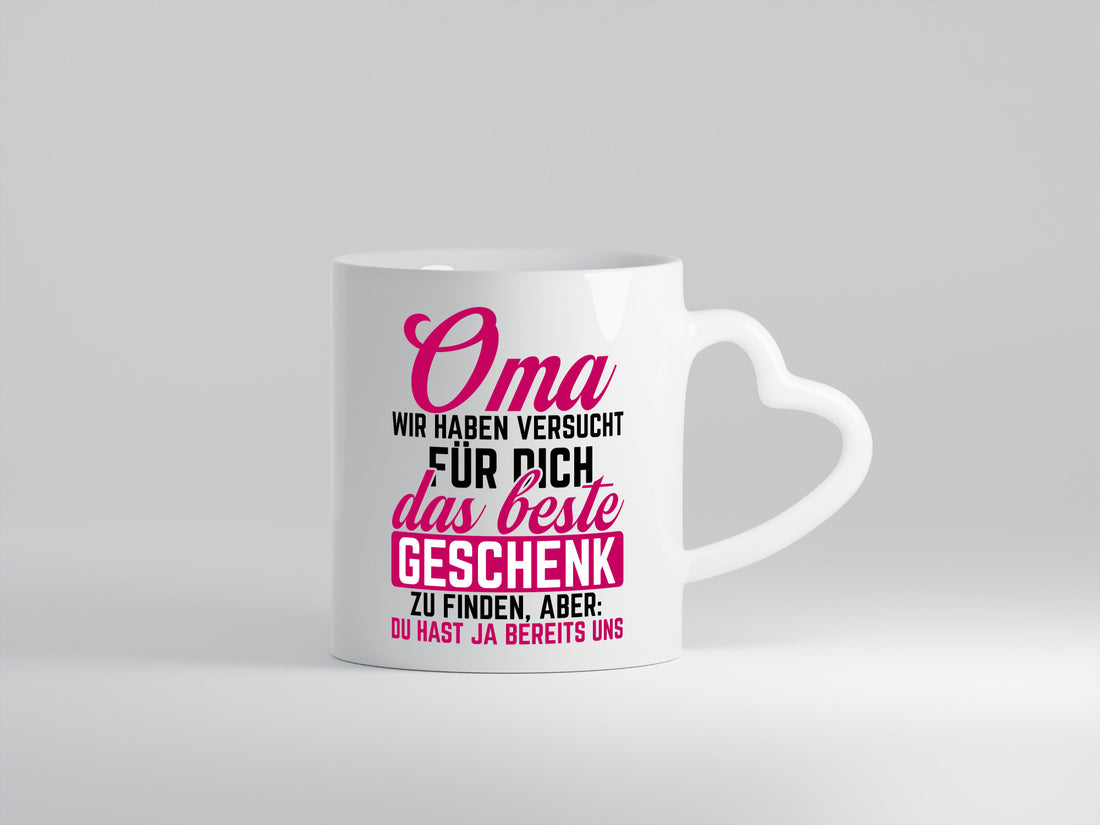 Beste Geschenk für Oma | Großmutter lustiger Spruch Familie Geschenkidee Tasse