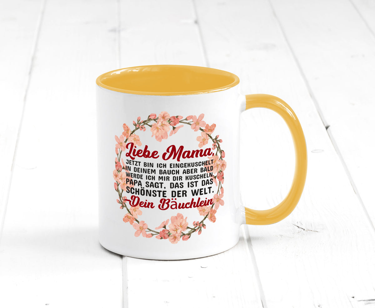 Liebe Mama | Schwangerschaft Tasse Baby süß Humor Familie Geschenkidee