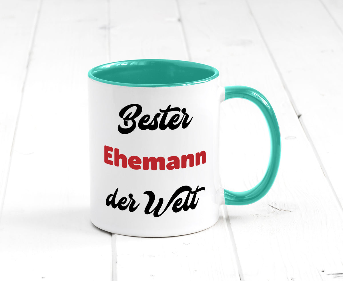 Bester Ehemann der Welt | Ehepaar Geschenkidee Humor Tasse