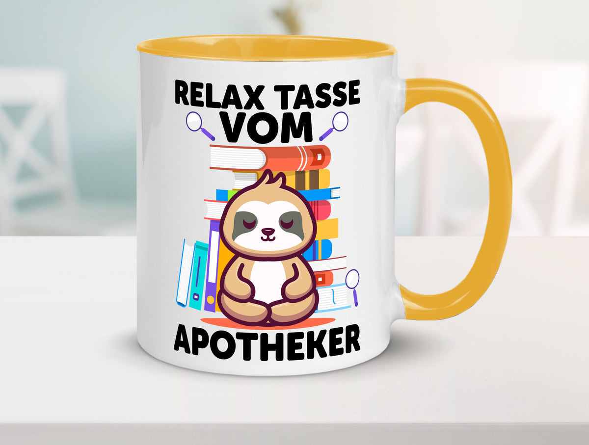 Relax Tasse: Apotheker | Apotheke Pharmazie lustiger Spruch Geschenk Humor