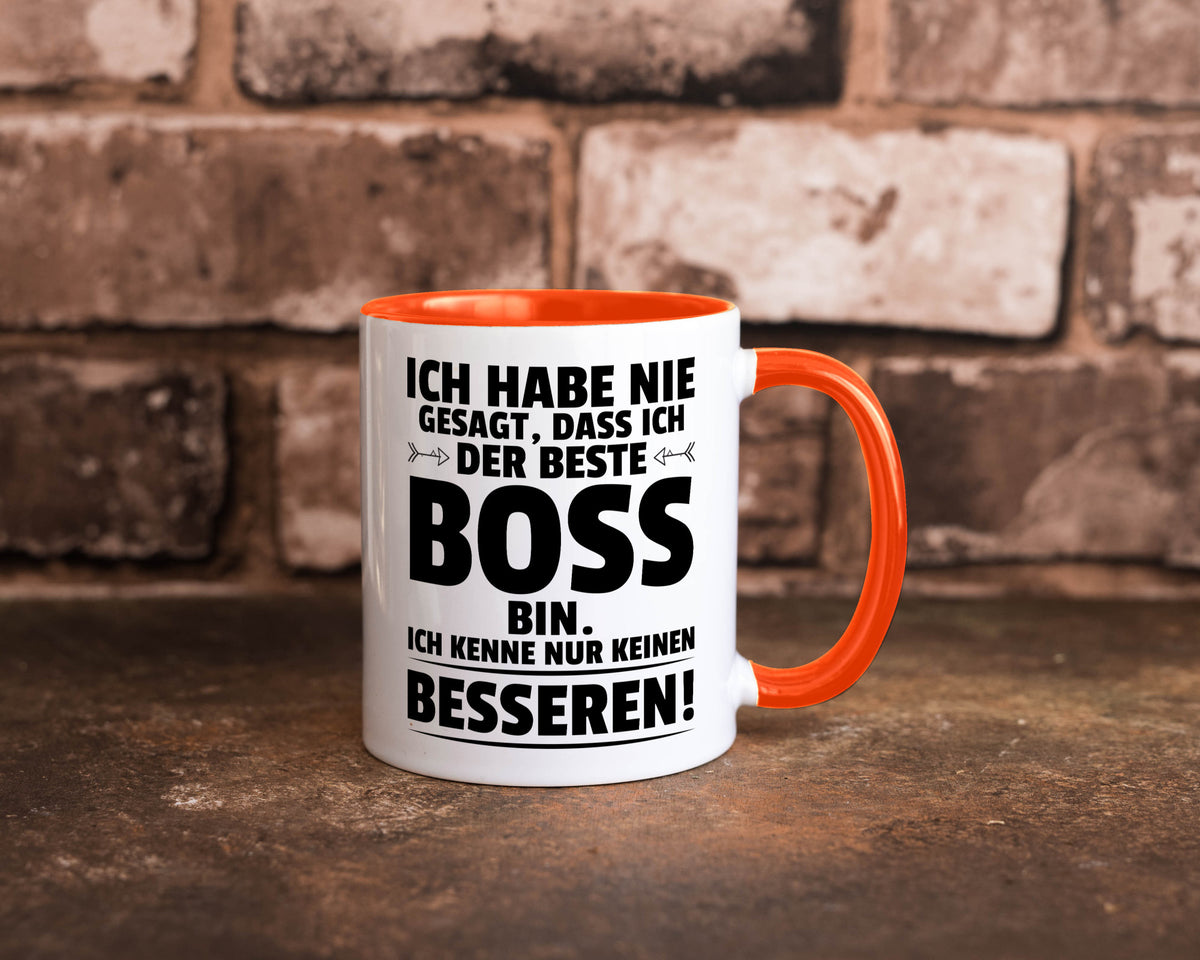 Der Beste Boss | Führungskraft Vorgesetzter lustiger Spruch Geschenk Humor Tasse