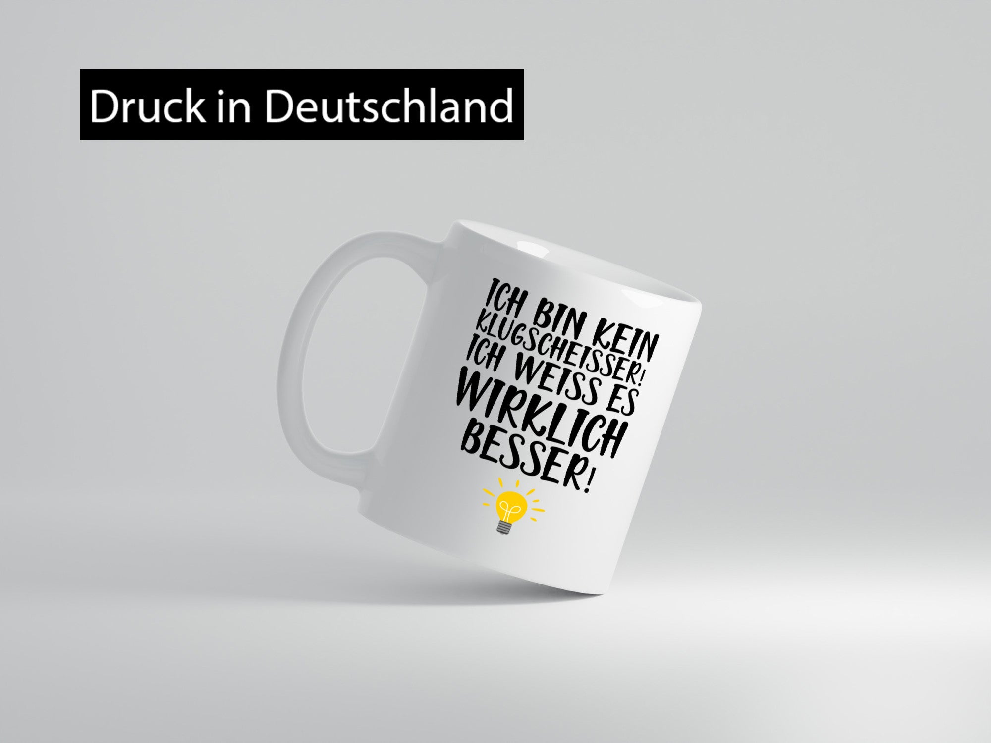 Klugscheißer | Arbeit Kollegin / Chef Arbeits Tasse lustig Kollegen Büro