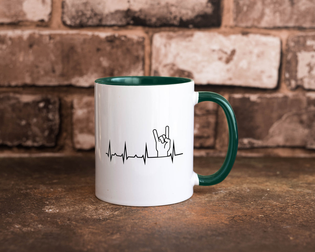 Heavy Metal Motiv | Rocker Musiker Rock Musik Geschenk Humor Geschenkidee Tasse