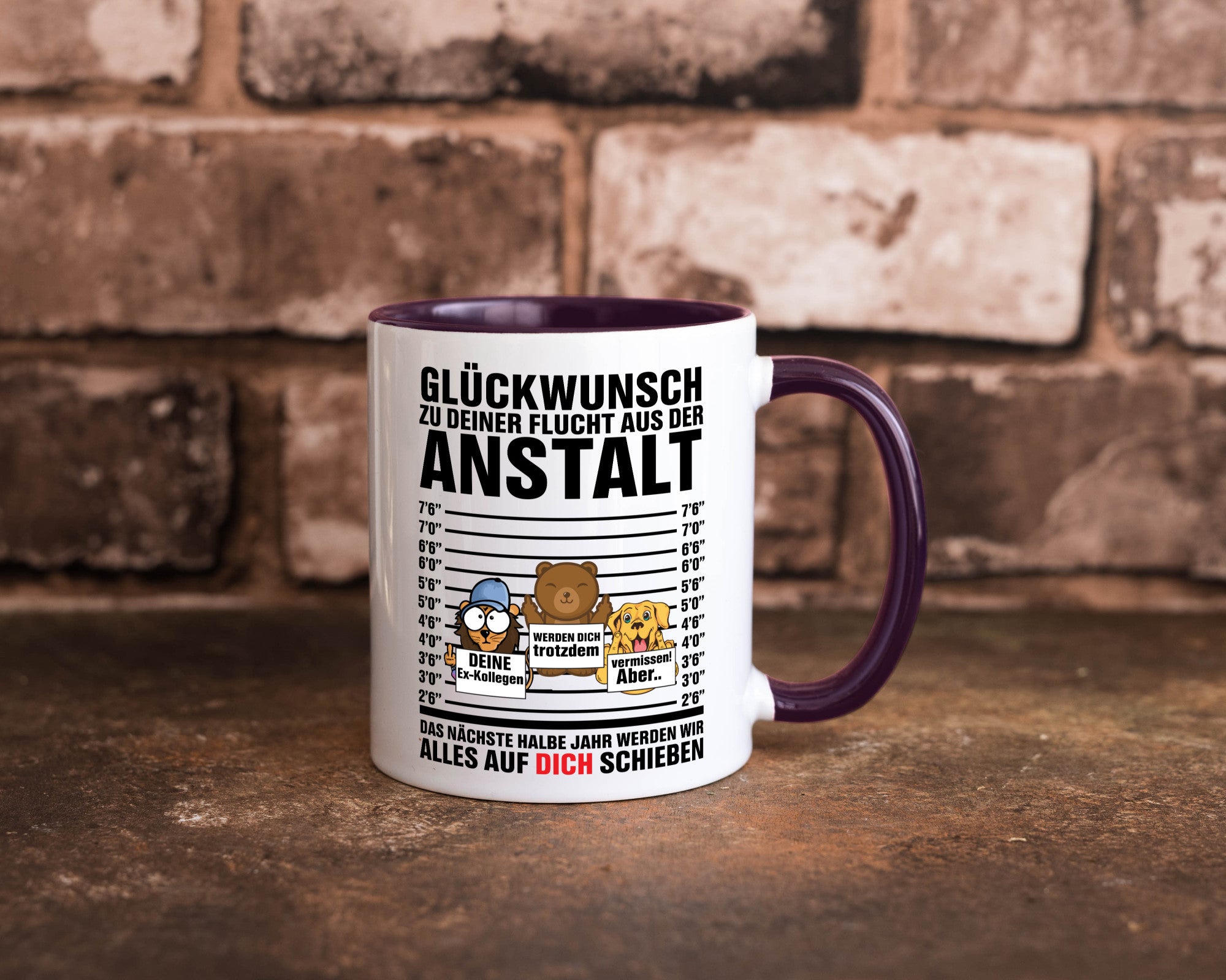 Glückwunsch zur Flucht | Arbeitskollegen Berufswechel Humor Arbeit Kollegen