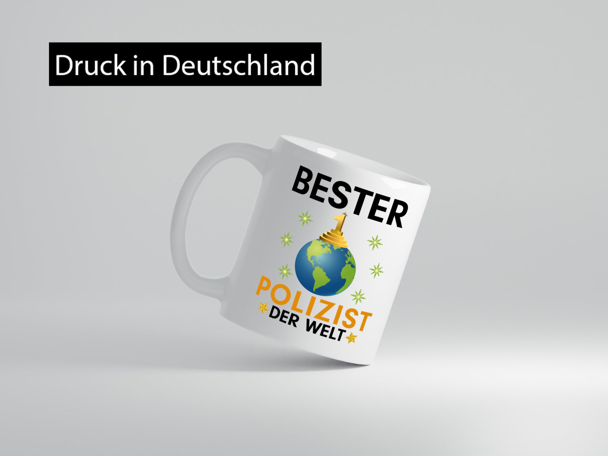 Welt Bester Polizist | Polizei lustiger Spruch Geschenk Humor Geschenkidee Tasse