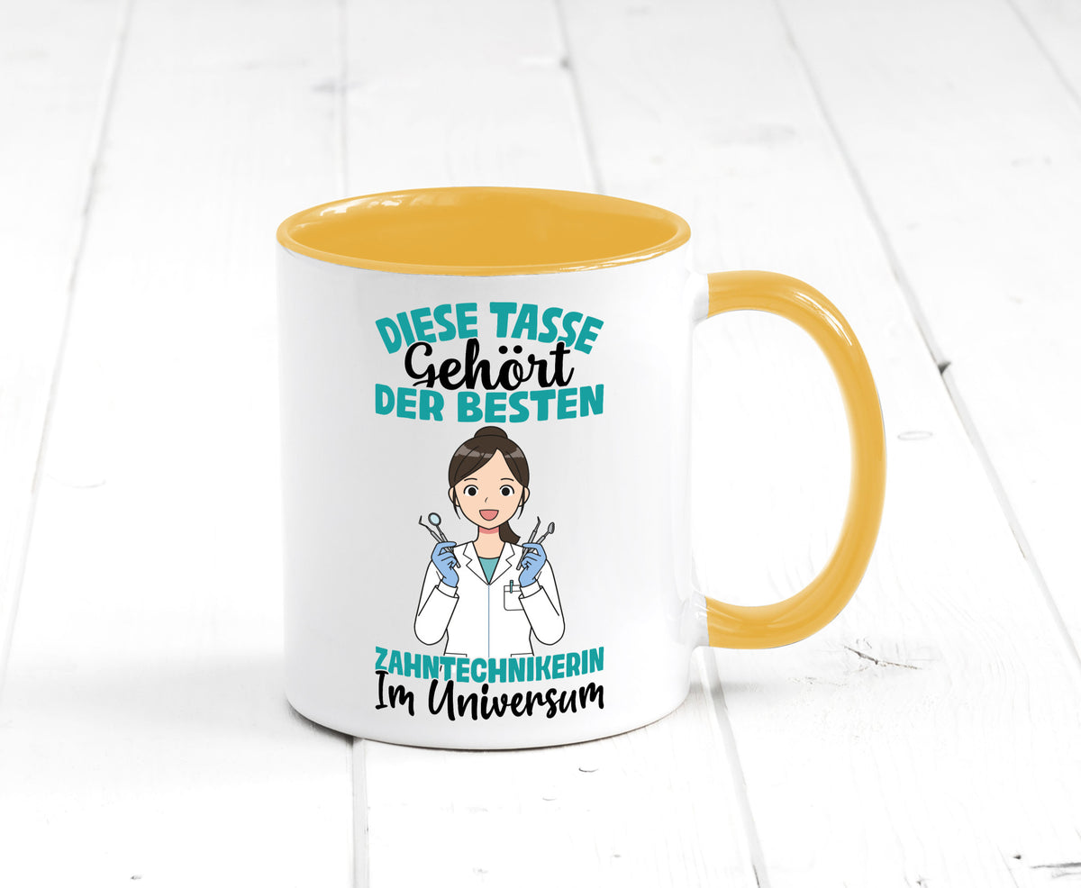 Im Universum: Zahntechnikerin | Zahnmedizin Humor Geschenkidee Tasse