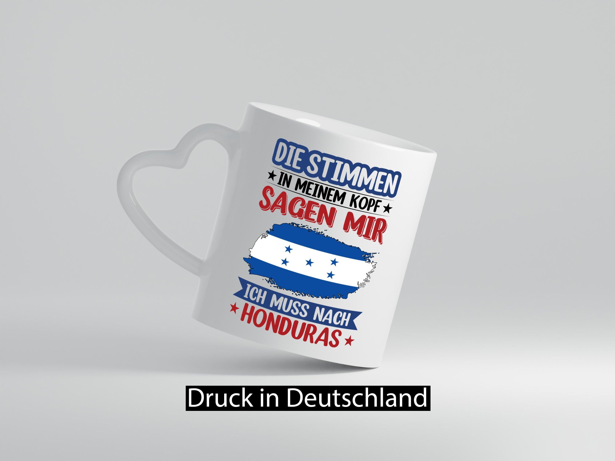 Honduras | Urlaub Stimmen in meinem Kopf Traumland Geschenkidee Humor Tasse